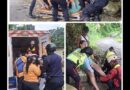 Lesionados bombero y acompañante en accidente vial en Mucujepe