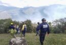 Comisión mixta combate incendio forestal en aldea Páramo de Mariño