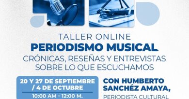 Dictarán taller de periodismo para contar la música con mirada crítica y sensible
