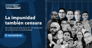 La impunidad también censura – Instituto Prensa y Sociedad (IPYS)