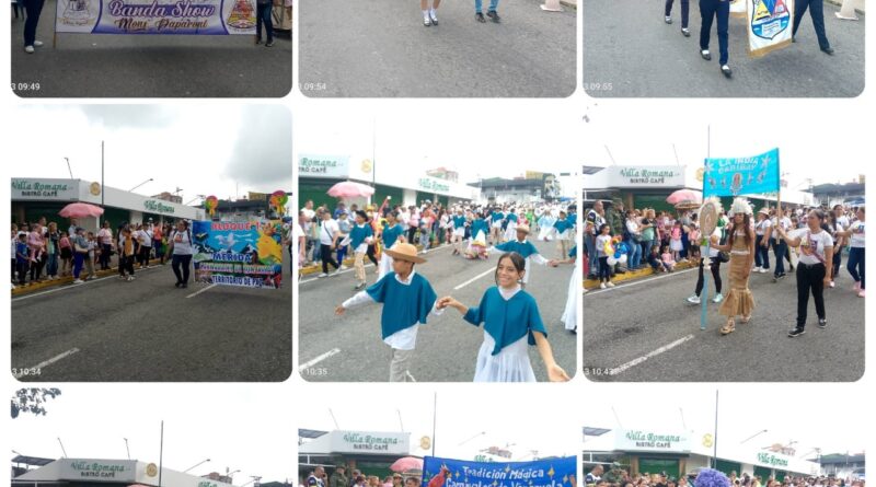 132 centros educativos participaron en desfile de Carnaval «Alusivo a la Paz» en El Vigía