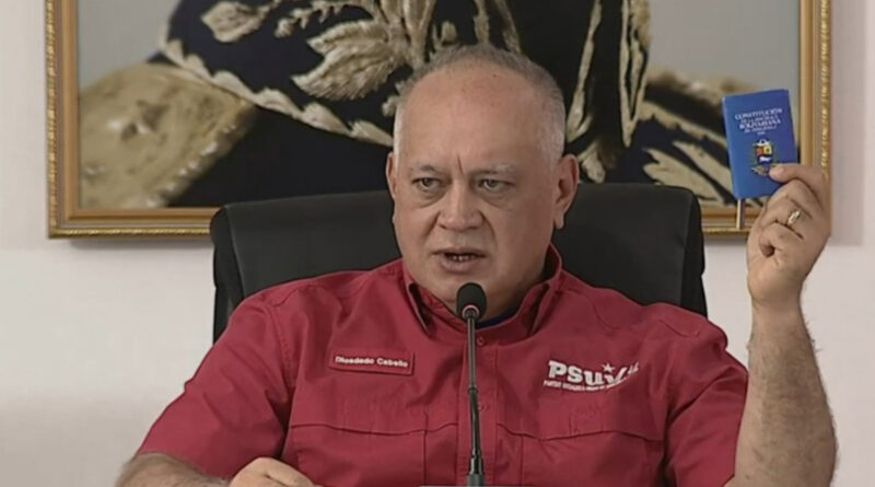 Diosdado Cabello sobre la nueva detención de Juan Pablo Guanipa: «Creyeron que pueden hacer lo que les da la gana»