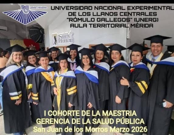 Con gran éxito la UNERG culmina en Mérida la 1era cohorte de la Maestría en Gerencia de la Salud Pública