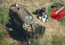 Tiger Woods sufre grave accidente automovilístico que provocó volcamiento de vehículo